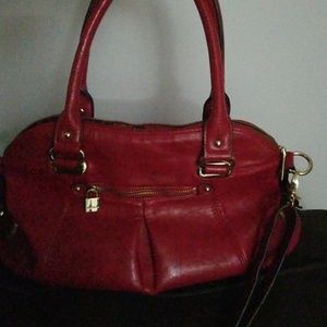 ANNE KLIEN red handbag /cross body